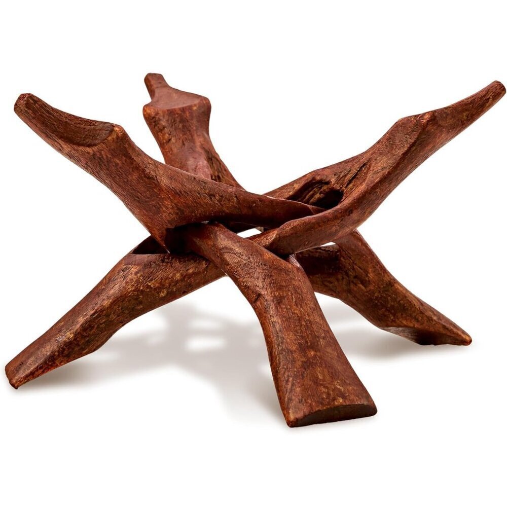 Versatile 6-Inch Folding Mango Wood Stand  Beautifully Show Off Keepsakes